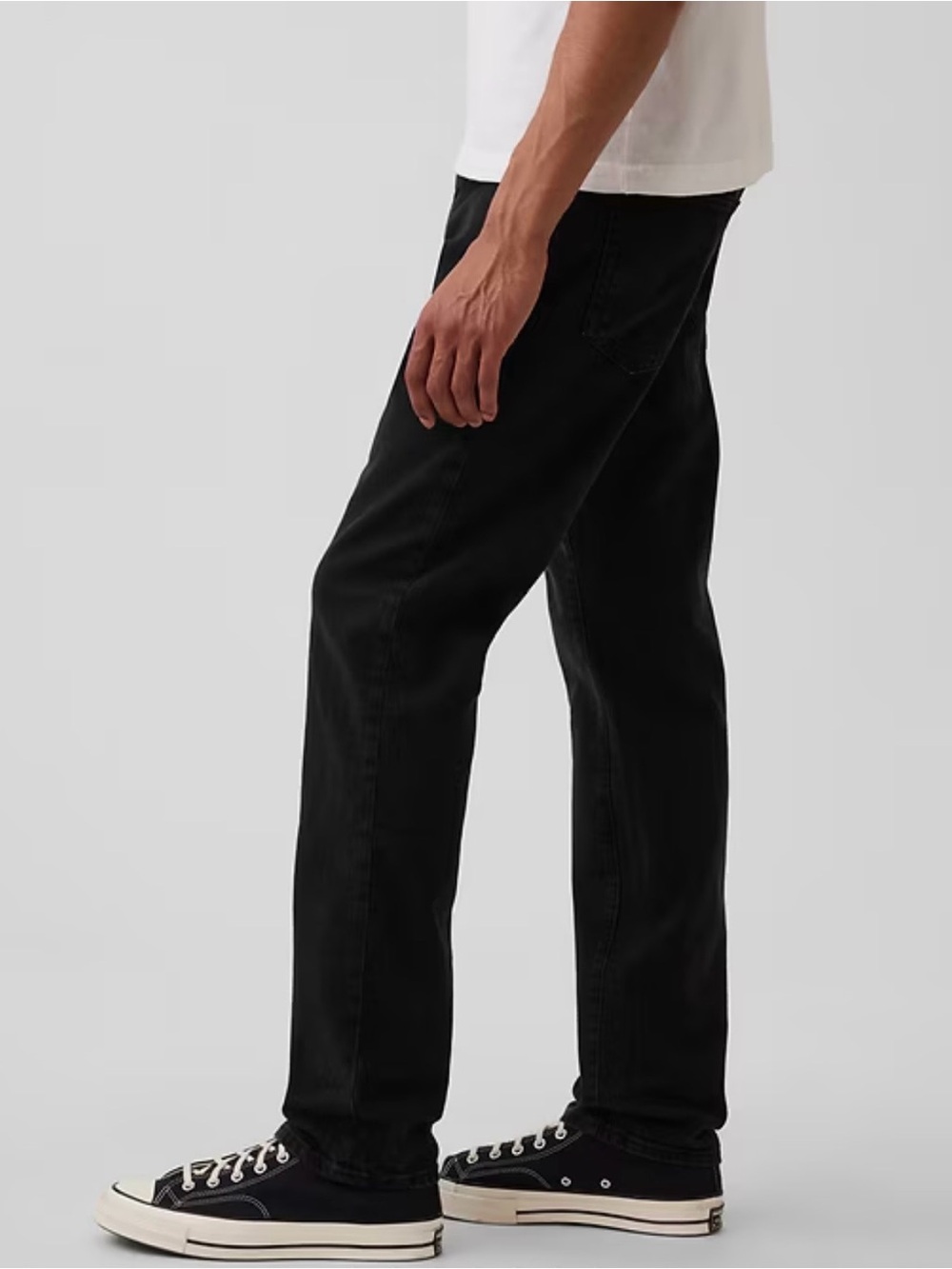 GAP Men's Black Straight Jeans